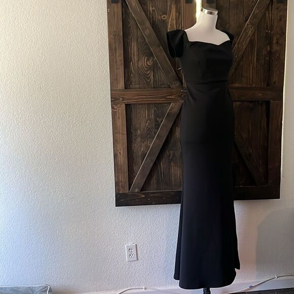 New Elegant Front Slit Formal Party Long Mermaid Dress - Picture 7 of 14